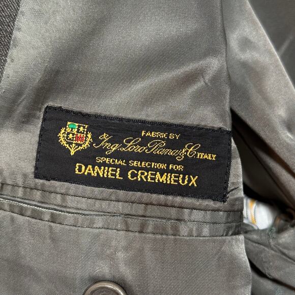 Men’s 48R Italian Wool Blazer Fabric by Loro Piana, Brown Classic Sport Coat - Picture 3 of 9